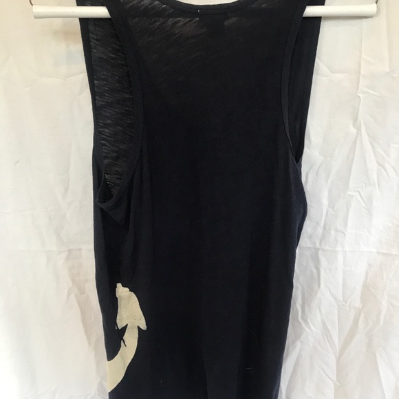 JCrew V-neck Casual Nautical Anchor Tank - Picture 2 of 2